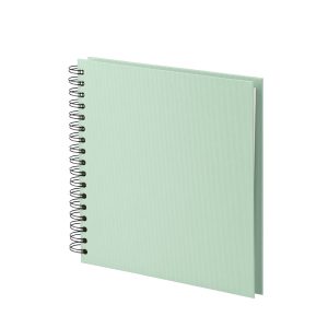 Quadratische Fotoalbum in der Farbe Mint